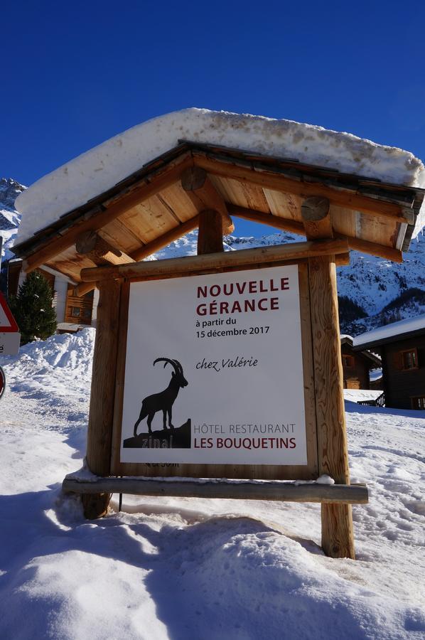 Hotel Garni Les Bouquetins Zinal Exterior foto